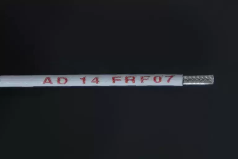 AD14 FRF07 white colored wrapper for gray wire